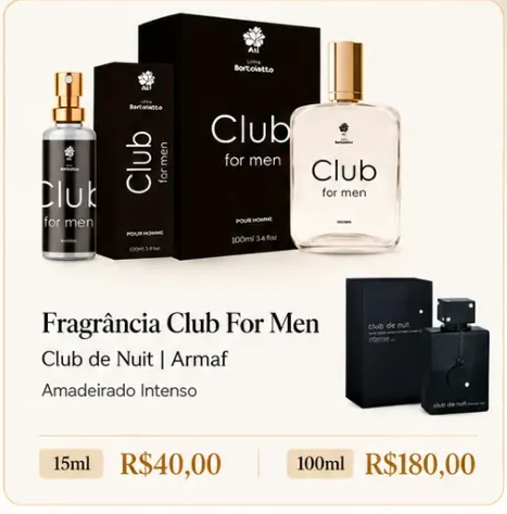 Fragrância Club For Men