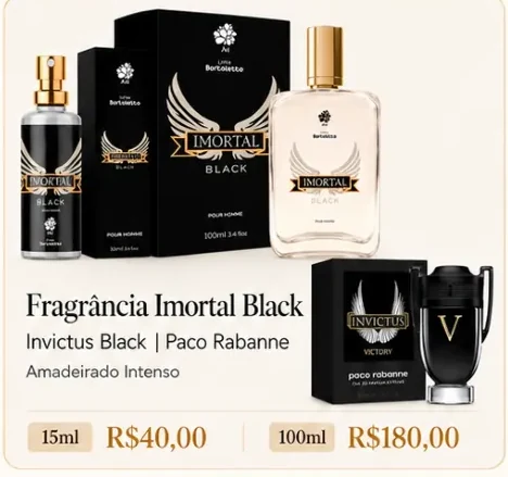 Fragrância Imortal Black