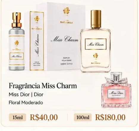Fragrância Miss Charm