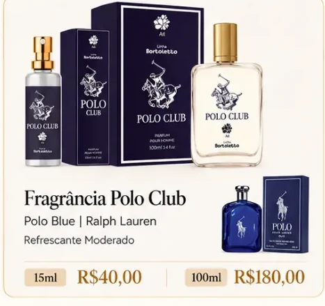 Fragrância Polo Club
